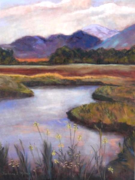 Montana Pond in Evening Light - SOLD